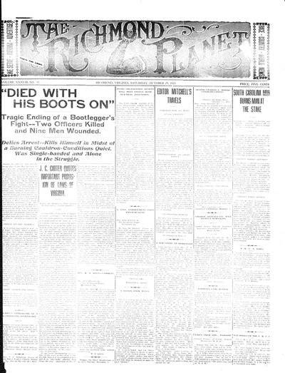Richmond Planet, Oct 29, 1921
