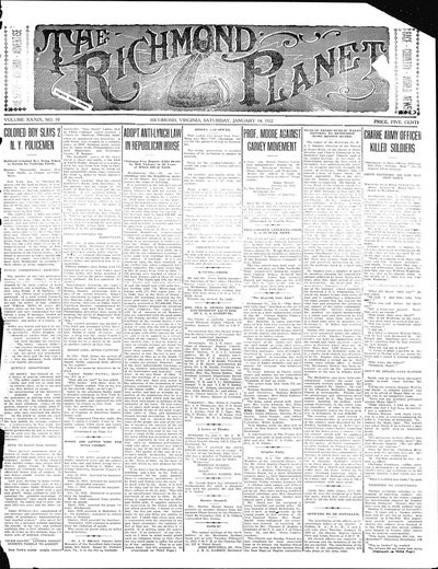 Richmond Planet, Jan 14, 1922