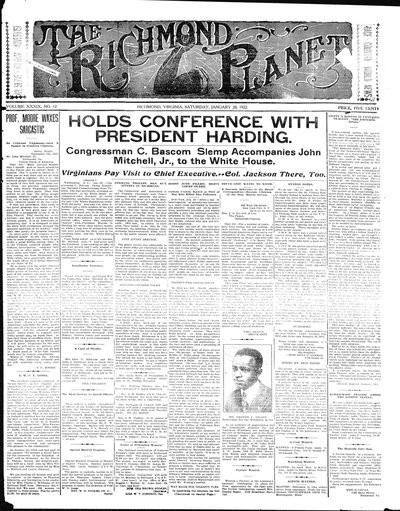 Richmond Planet, Jan 28, 1922