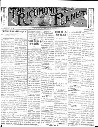 Richmond Planet, Feb 11, 1922