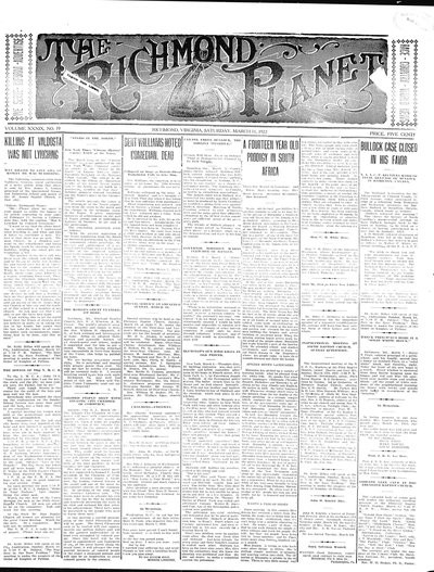 Richmond Planet, Mar 11, 1922