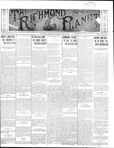 Richmond Planet, Apr 8, 1922