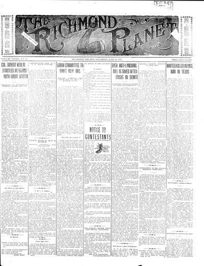 Richmond Planet, Jun 10, 1922