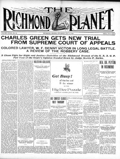 Richmond Planet, Jul 15, 1922