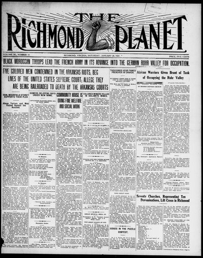 Richmond Planet, Jan 20, 1923