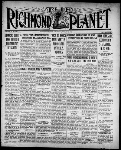 Richmond Planet, Jan 27, 1923