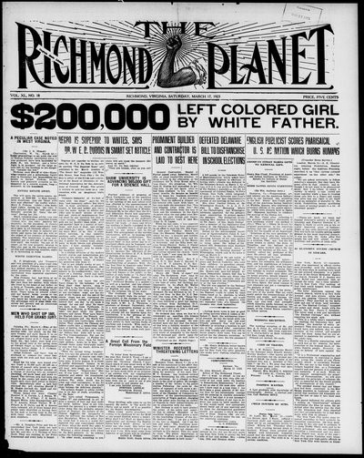 Richmond Planet, Mar 17, 1923