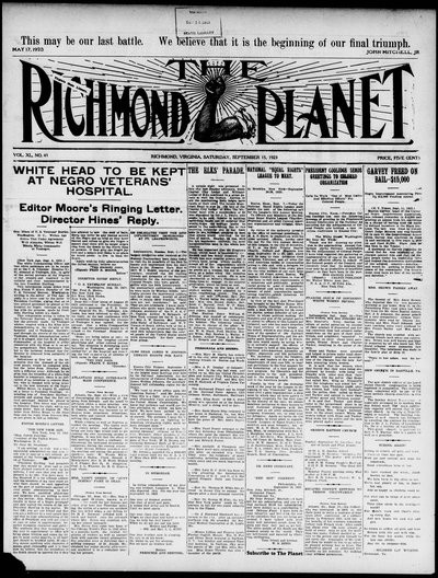 Richmond Planet, Sep 15, 1923