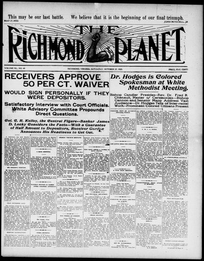 Richmond Planet, Oct 27, 1923