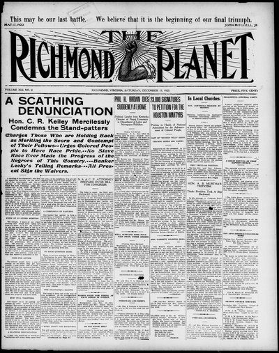 Richmond Planet, Dec 15, 1923