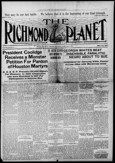 Richmond Planet, Feb 9, 1924