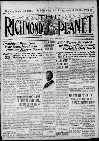 Richmond Planet, Feb 16, 1924