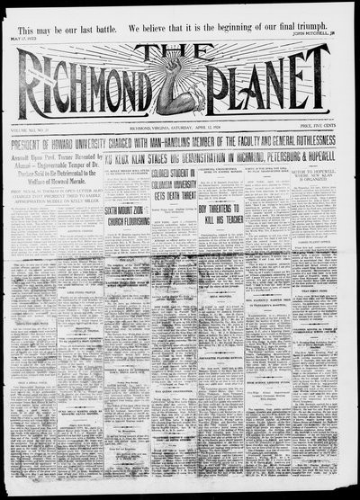 Richmond Planet, Apr 12, 1924