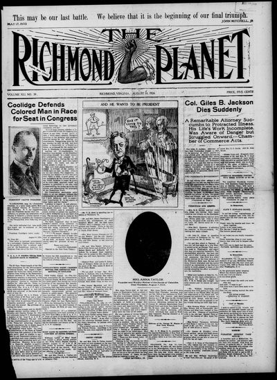 Richmond Planet, Aug 16, 1924