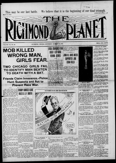 Richmond Planet, Oct 18, 1924