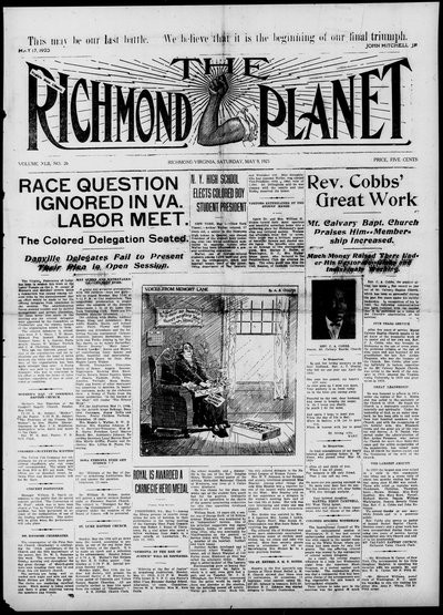 Richmond Planet, May 9, 1925