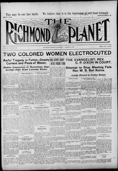 Richmond Planet, Aug 8, 1925