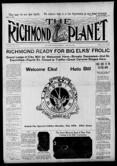Richmond Planet, Aug 22, 1925