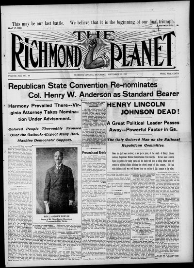 Richmond Planet, Sep 12, 1925