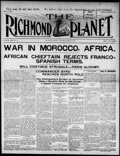 Richmond Planet, May 15, 1926