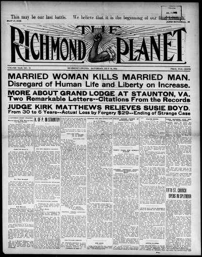 Richmond Planet, Jul 10, 1926