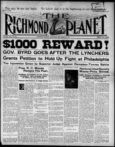 Richmond Planet, Sep 18, 1926