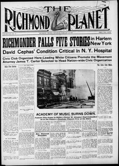 Richmond Planet, Feb 26, 1927