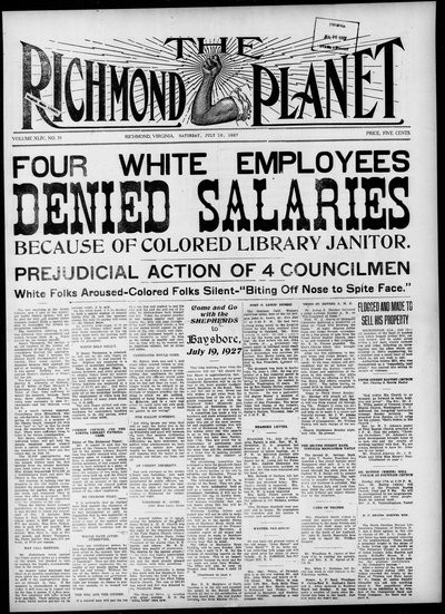 Richmond Planet, Jul 16, 1927