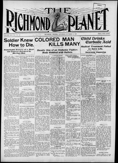 Richmond Planet, Oct 15, 1927