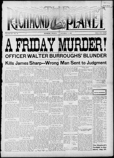 Richmond Planet, Aug 11, 1928