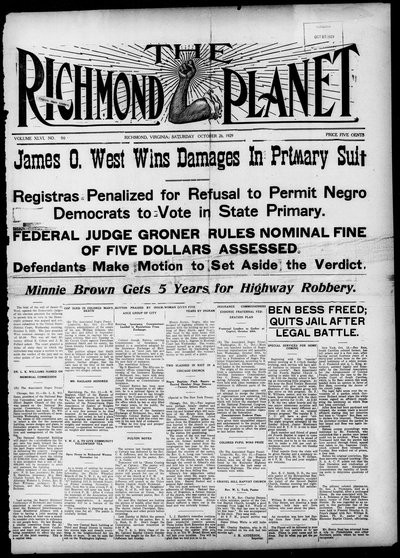 Richmond Planet, Oct 26, 1929