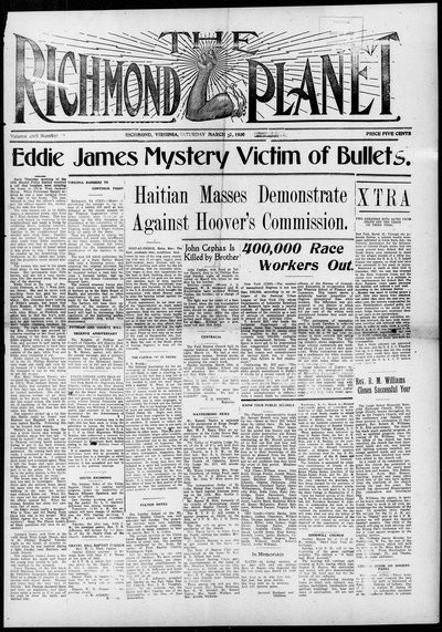 Richmond Planet, Mar 22, 1930