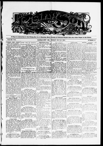The Rising Son, May 22, 1903