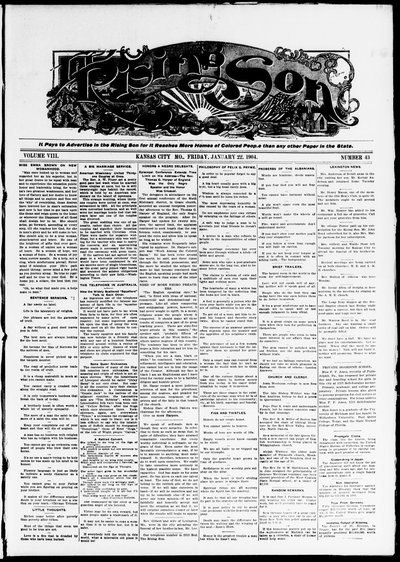 The Rising Son, Jan 22, 1904