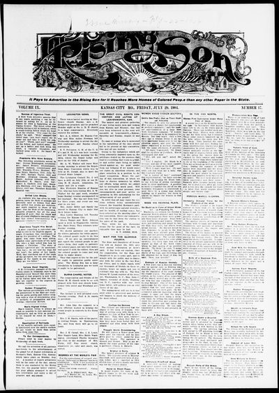 The Rising Son, Jul 29, 1904