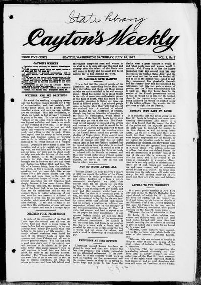 Cayton's Weekly, Jul 28, 1917