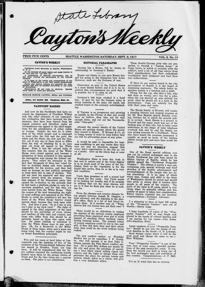 Cayton's Weekly, Sep 8, 1917