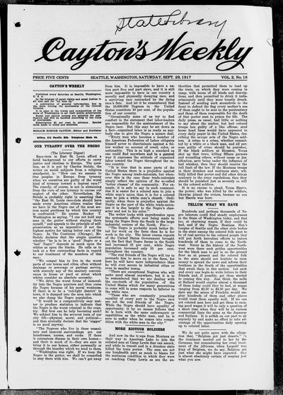 Cayton's Weekly, Sep 29, 1917