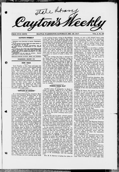 Cayton's Weekly, Dec 29, 1917