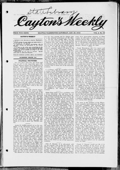 Cayton's Weekly, Jan 26, 1918