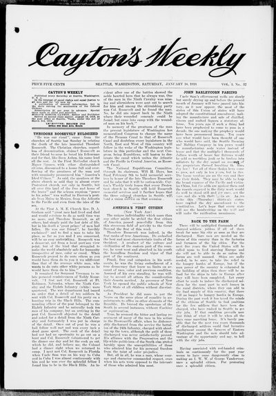 Cayton's Weekly, Jan 18, 1919