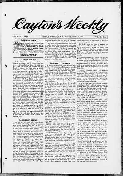 Cayton's Weekly, Apr 19, 1919