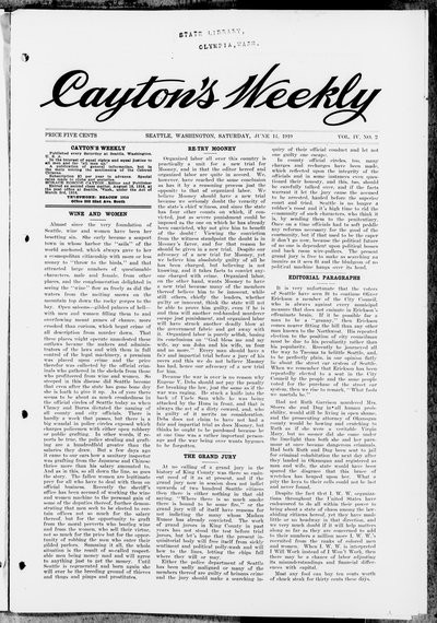 Cayton's Weekly, Jun 14, 1919