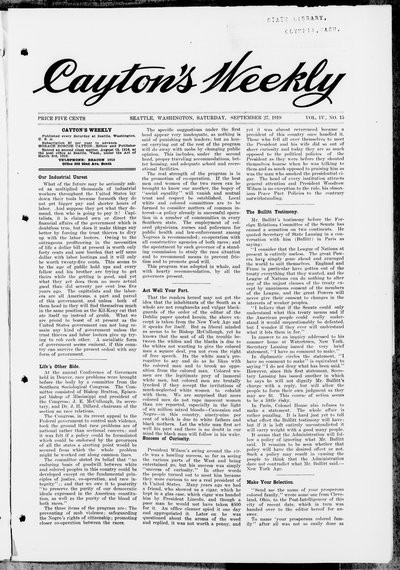 Cayton's Weekly, Sep 27, 1919