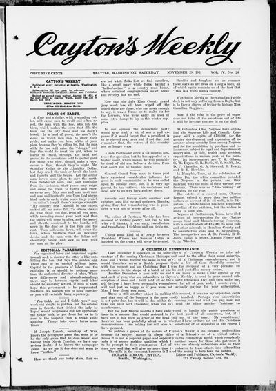 Cayton's Weekly, Nov 29, 1919
