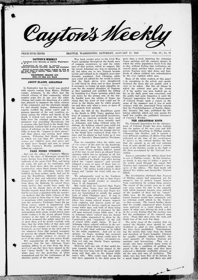Cayton's Weekly, Jan 17, 1920