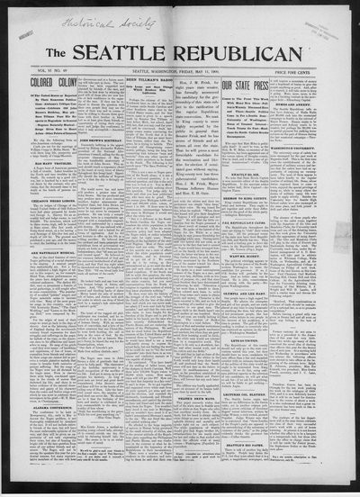Seattle Republican, May 11, 1900