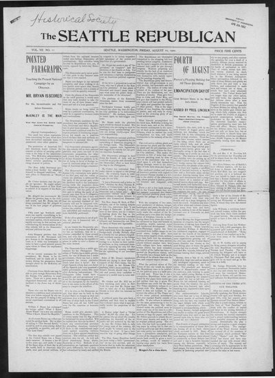 Seattle Republican, Aug 10, 1900