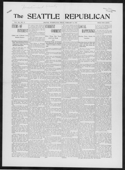 Seattle Republican, Feb 15, 1901