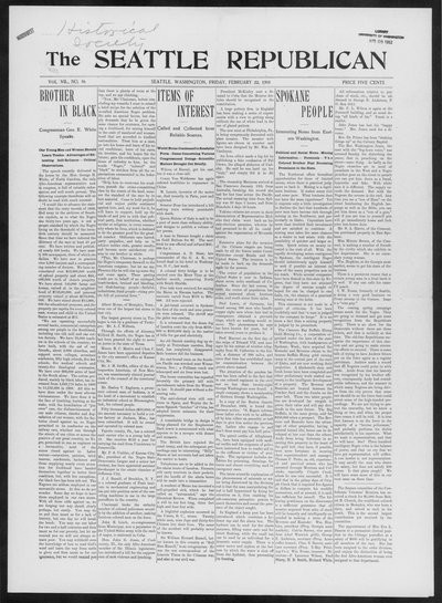 Seattle Republican, Feb 22, 1901